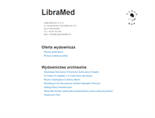 Tablet Screenshot of libramed.pl